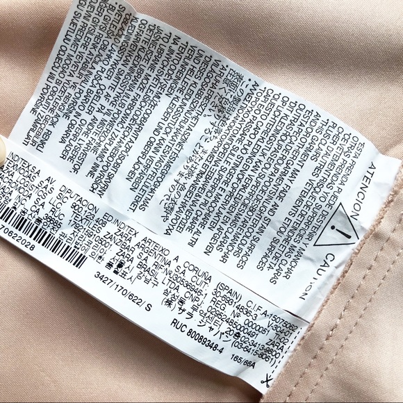 🌹HP🌹ZARA • Pale Blush Button-Front Suede Skirt - Picture 8 of 8